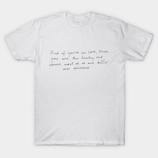 Youth Lyrics T-Shirt